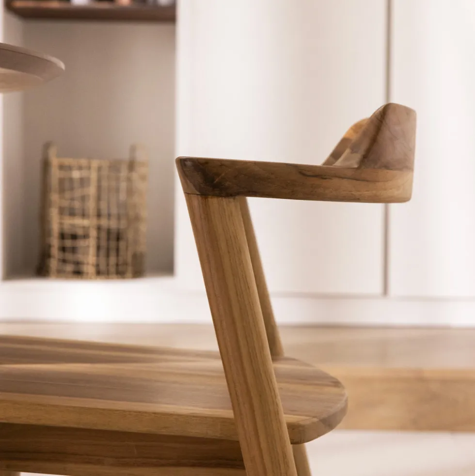 JOKO Lot de 2 chaises en teck