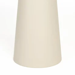JOYA Table d'appoint ronde effet travertin ø40cm H52cm