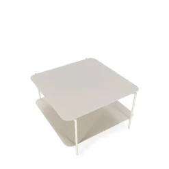 JUDITH Table basse en métal à double plateau