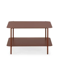JUDITH Table basse en métal à double plateau
