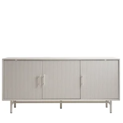 JURA Buffet 3 portes en bois et métal L160cm