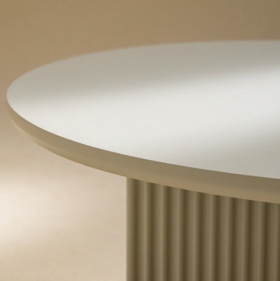 JURA Table basse ronde en bois ø80cm