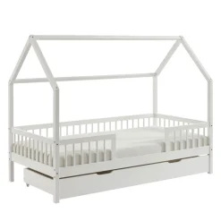 KABA Lit cabane enfant en bois 90x190cm