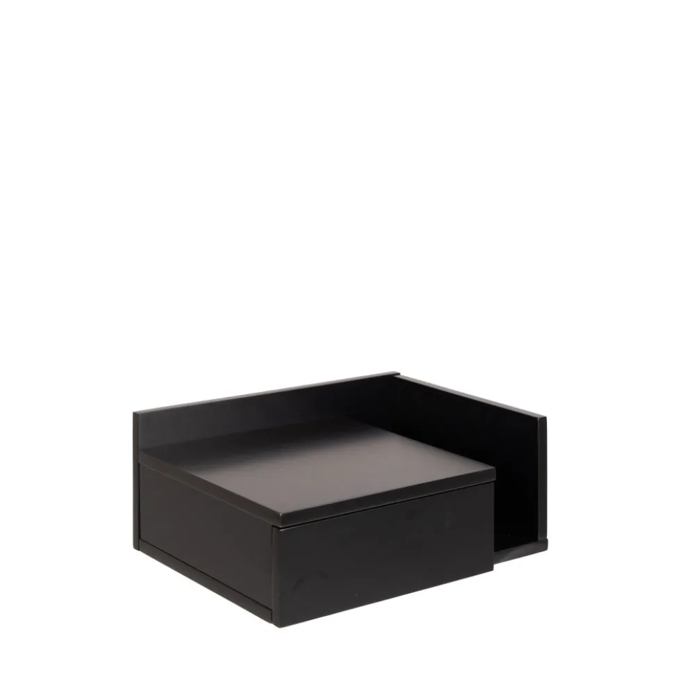 KAMICHI Table de chevet murale réversible en bois