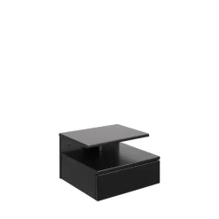 KAMICHI Table de chevet murale 1 tiroir en bois