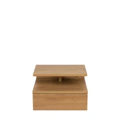 KAMICHI Table de chevet murale 1 tiroir en bois