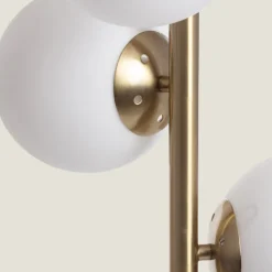 KANO Lampadaire avec 3 points lumineux en verre H148cm