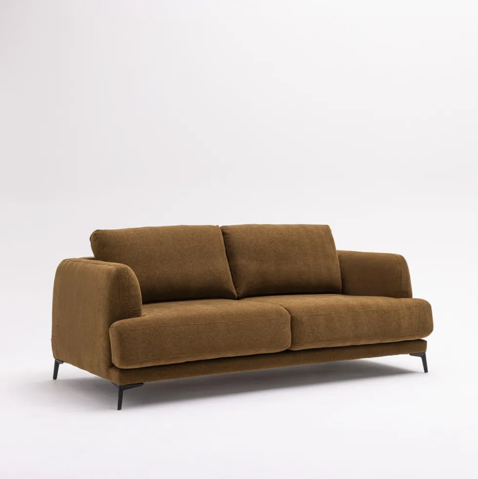 KINNA Canapé convertible express 3 places en tissu
