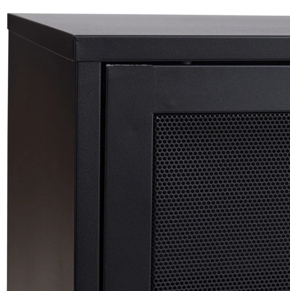 KISO Buffet 2 portes, 2 niches en métal L160cm