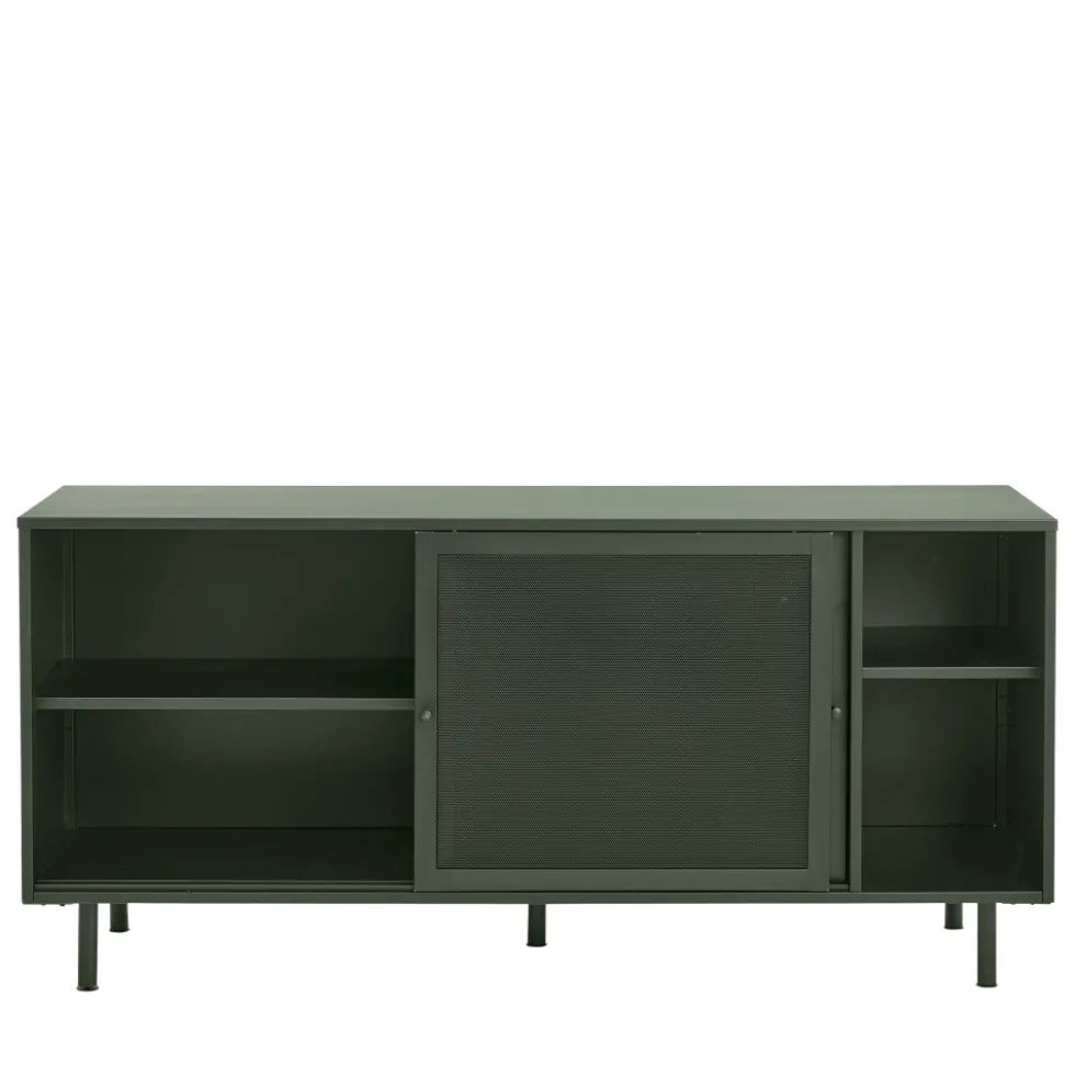 KISO Buffet 2 portes, 2 niches en métal L160cm