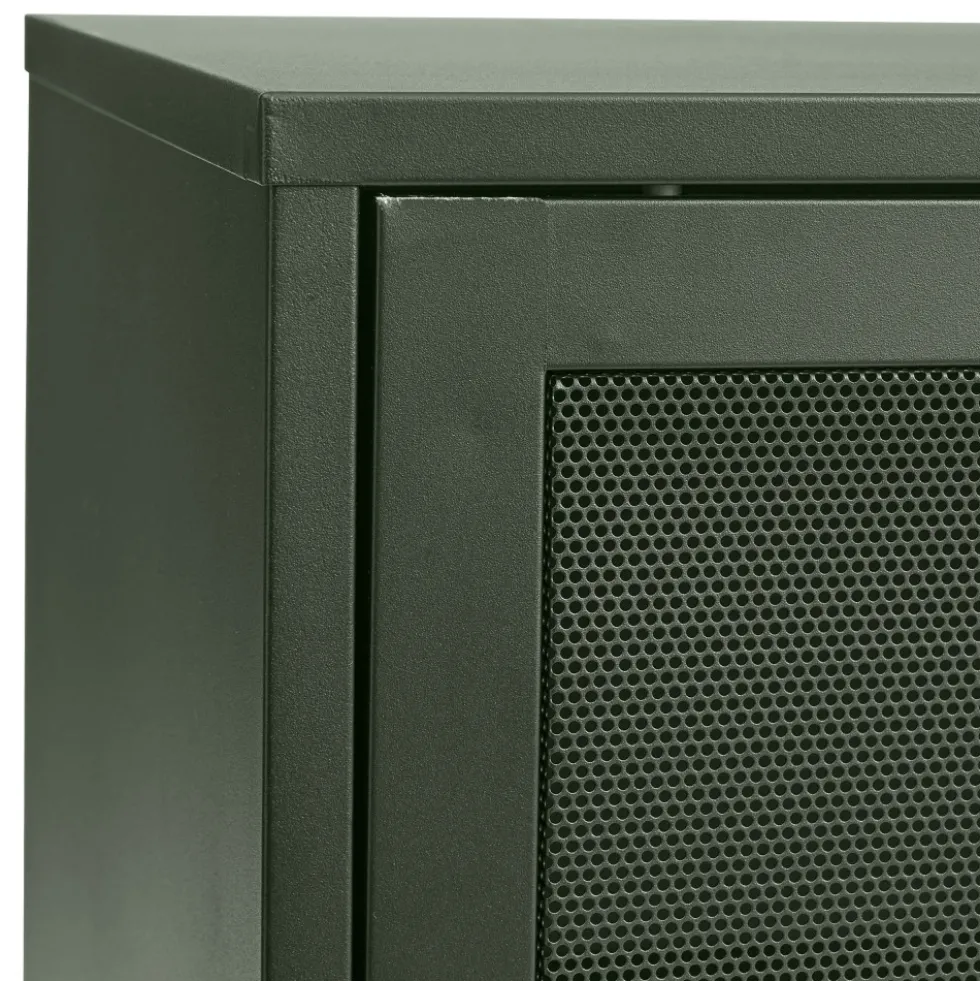 KISO Buffet 2 portes, 2 niches en métal L160cm