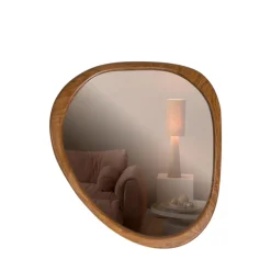 LEIF Miroir organique en bois44x48cm
