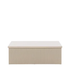 LENOX Table basse carrée en bois 90x90cm