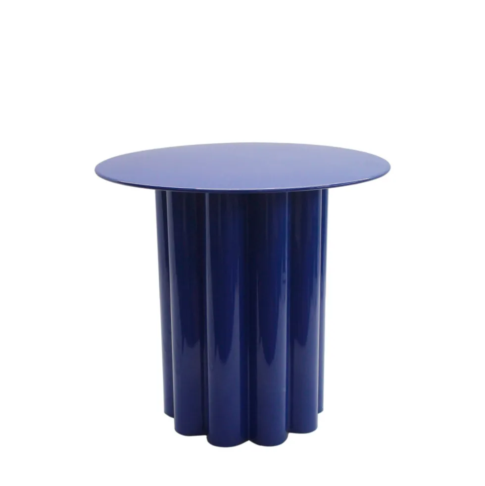 LEON Table d'appoint ronde en aluminium ø43cm