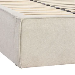 LIBERIO Lit coffre en tissu 160x200cm