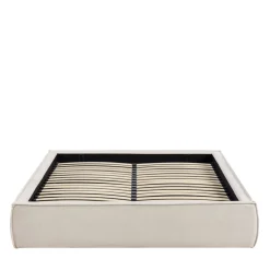 LIBERIO Lit coffre en tissu 140x190cm