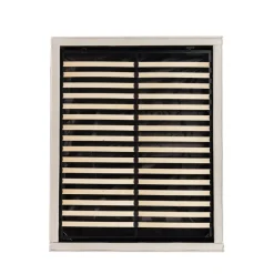 LIBERIO Lit coffre en tissu 140x190cm