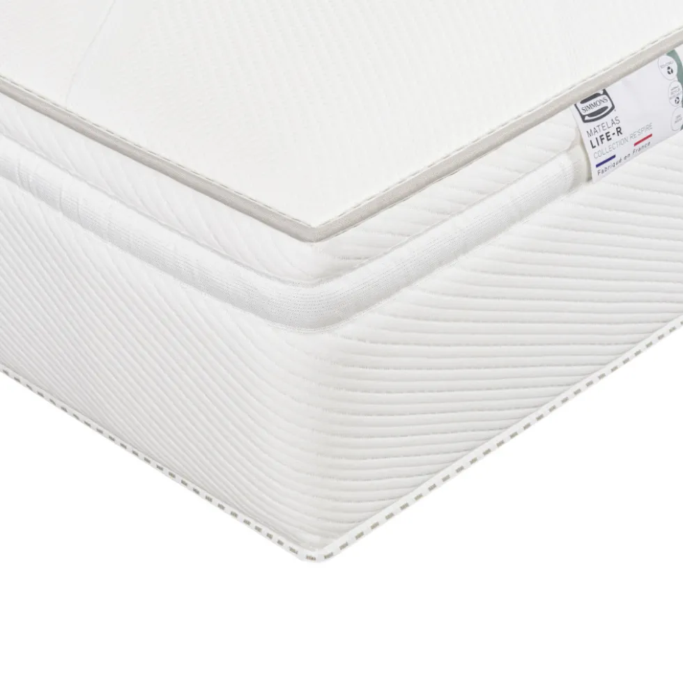 LIFE-R Matelas 100% ressorts, épaisseur 29cm, accueil équilibré