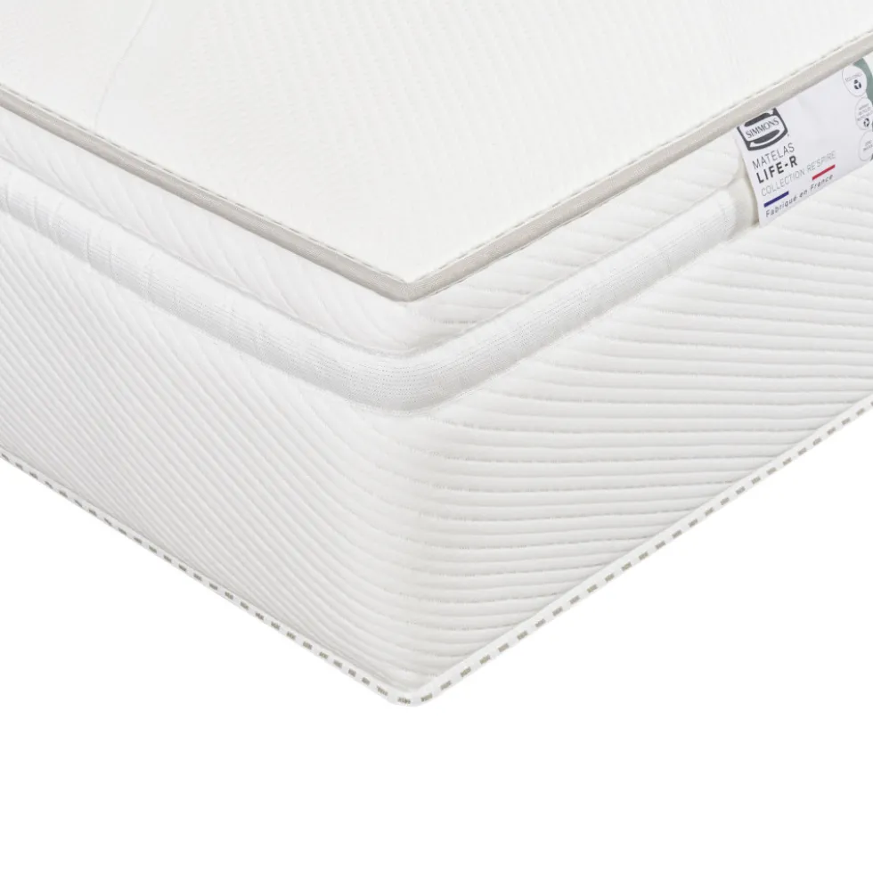 LIFE-R Matelas 100% ressorts, épaisseur 29cm, accueil équilibré