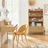 LILOU Bibliothèque enfant en bois et cannage H140cm