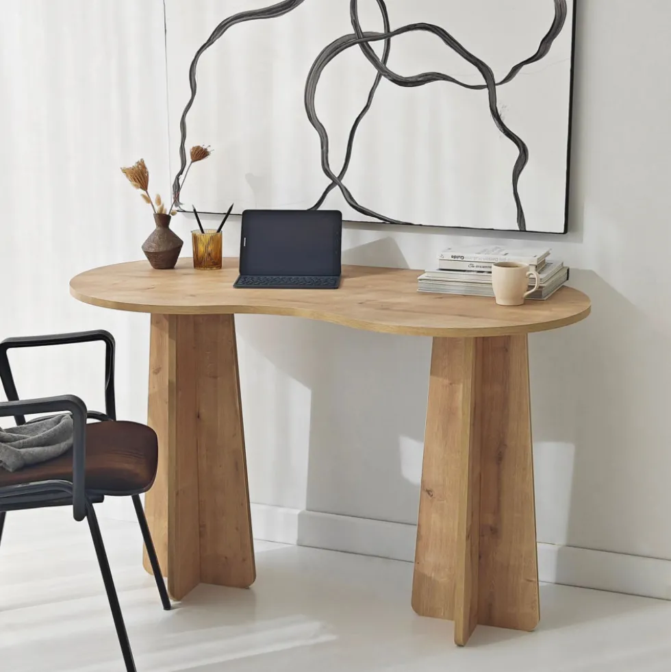 LINA Bureau en bois L120cm