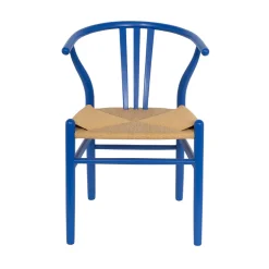 LIO Lot de 2 chaises en corde tressée et bois