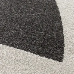 LÉO II Tapis contemporain à motif géométrique
