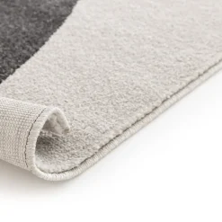 LÉO II Tapis contemporain à motif géométrique