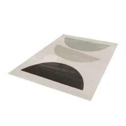 LÉO II Tapis contemporain à motif géométrique