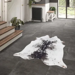 LOOPI Tapis imitation peau de vache