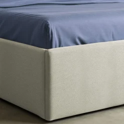 LOU Lit coffre en tissu 160x200cm
