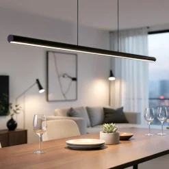 LUMAE Suspension linéaire en aluminium L120cm