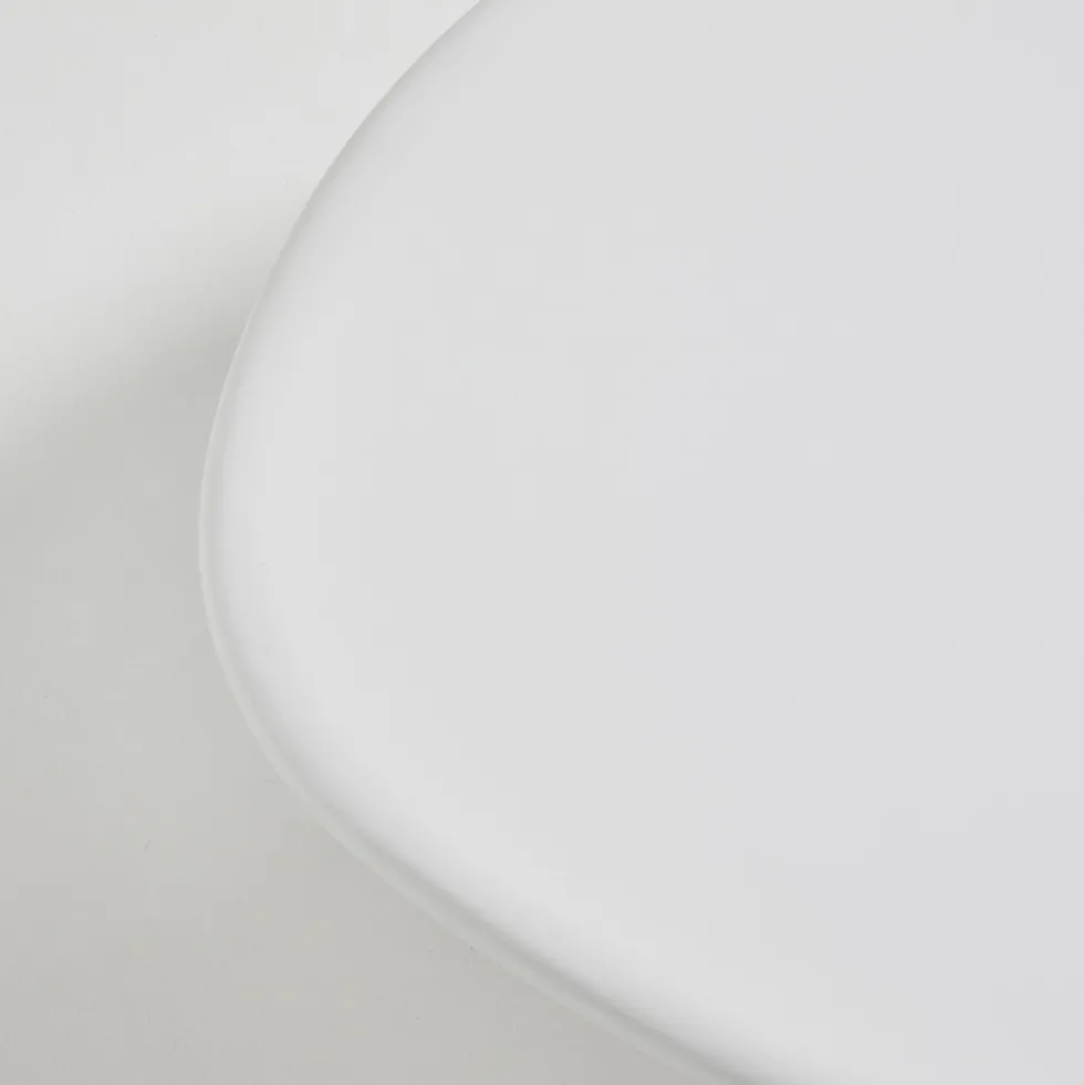 LUNA Table basse organique en fibre de ciment L80cm