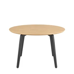 LUNKA Table à manger 4 personnes ronde en bois ø120cm