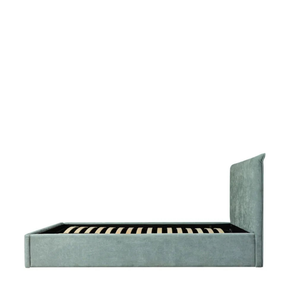 MAC BETH Lit coffre en tissu 160x200cm