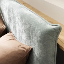 MAC BETH Lit coffre en tissu 160x200cm