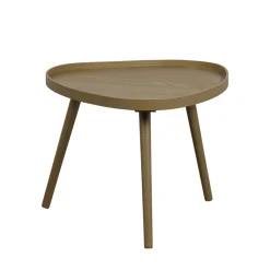 MAE Table basse de forme organique en bois 61x40cm