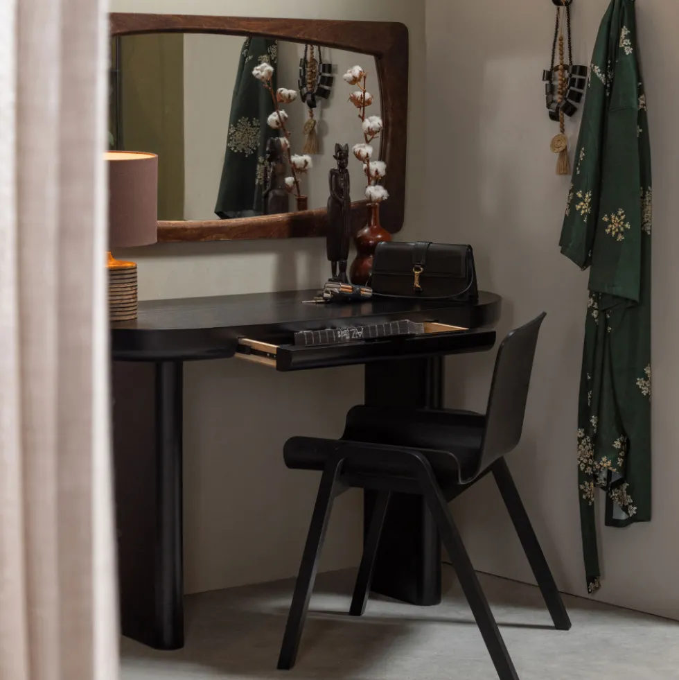 MAEL Bureau 1 tiroir en bois L120cm