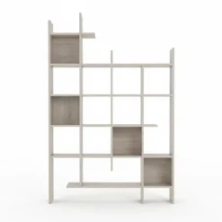 MAKO Bibliothèque effet travertin H188cm