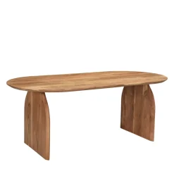MALANG Table à manger 8 personnes en bois massif d'acacia