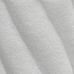 MALLOW Pouf rond en tissu bouclette ø37cm