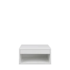 MANO Table de chevet murale 1 niche, 1 tiroir en bois