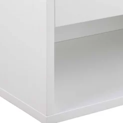 MANO Table de chevet murale 1 niche, 1 tiroir en bois