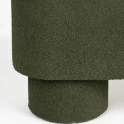 MARCOS Banc arrondi en tissu bouclette L93cm