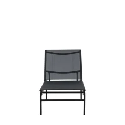 MASSIMO Chaise longue inclinable en aluminium