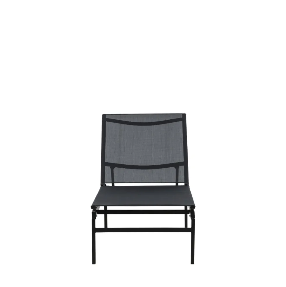 MASSIMO Chaise longue inclinable en aluminium
