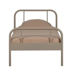 MATA Lit simple pour enfant en métal 90x200cm