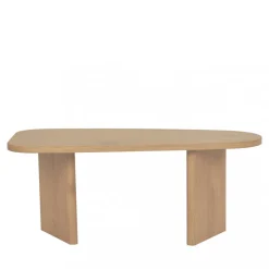 MELO Table basse organique en bois 100x50cm