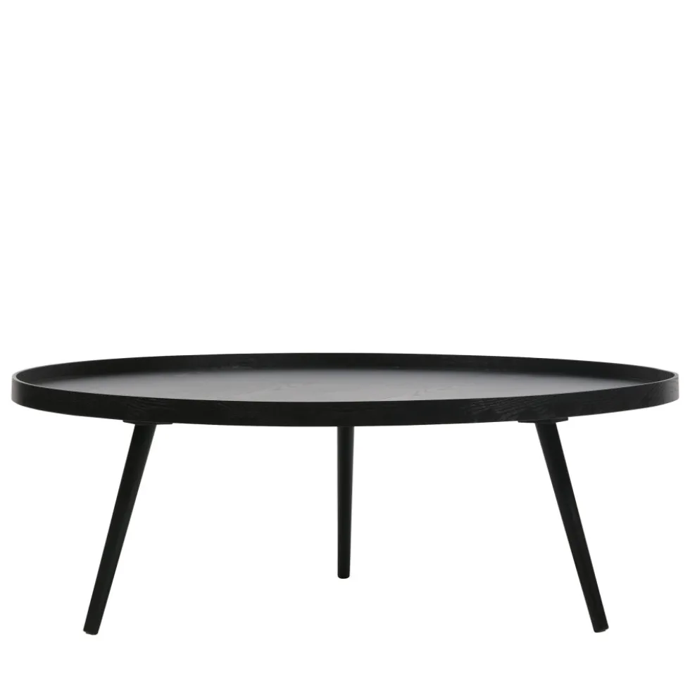 MESA Table basse ronde en bois ø100cm