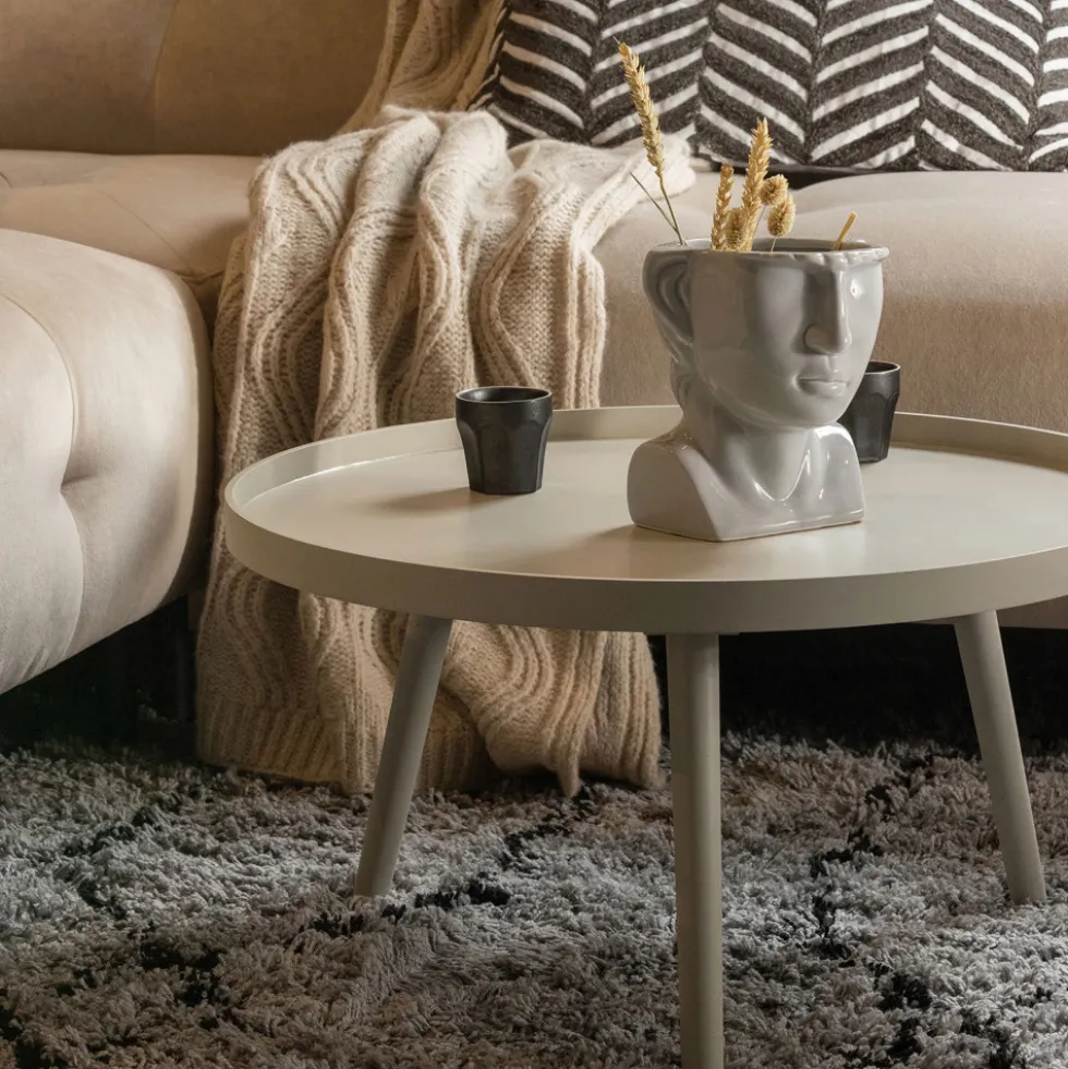 MESA Table d'appoint ronde bois ø60cm